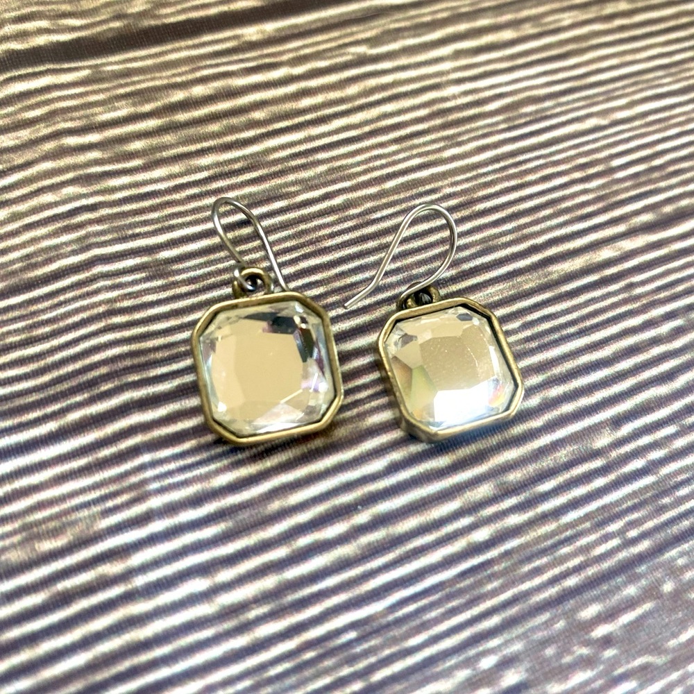 Chloe & Isabel drop mirrored earrings ✨